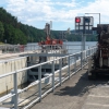 Práce na zabezpečení vodního díla Hněvkovice před účinky velkých vod intenzivně pokračuje